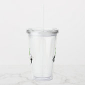 Waterverf Cactus Persoonlijke bride Acryl Drinkbeker (Rechts)