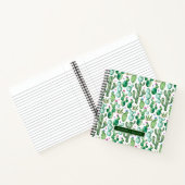 Waterverf Cactus Planten Patroon Notitieboek (Binnen)