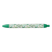 Waterverf Cactus Planten Patroon Zwarte Inkt Pen (Voorkant)