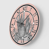 Waterverf , cactus , sacharose grote klok (Hoek)