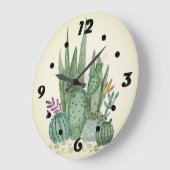 Waterverf , cactus , sacharose grote klok (Hoek)