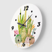 Waterverf , cactus , sacharose grote klok (Hoek)