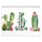 Waterverf Cactus schilderen Kalender (Hoes)
