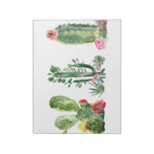 Waterverf Cactus schilderen Notitieblok (Linkerzijde)