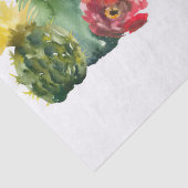 Waterverf Cactus schilderen Tissuepapier (Detail)