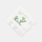 Waterverf Cactus Servet (Hoek)