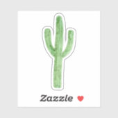 Waterverf Cactus Sticker (Vel)