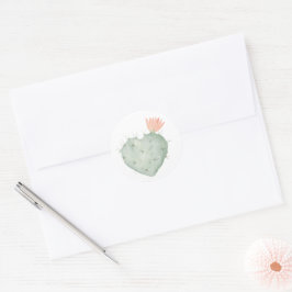 Waterverf Cactus Sticker | Cactus Baby shower