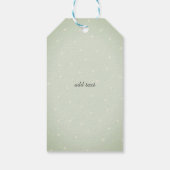 Waterverf Cactus Stippen Cadeaulabel (Achterkant)