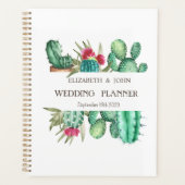 Waterverf Cactus Stippen Planner (Voorkant)