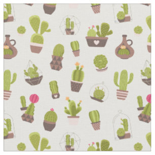 Waterverf Cactus Stof