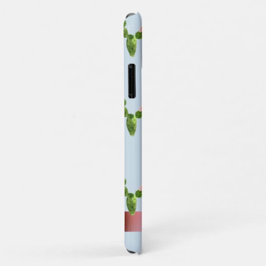 Waterverf Cactus, Stripe - Gepersonaliseerd Case-Mate iPhone Case (Achterkant/rechts)