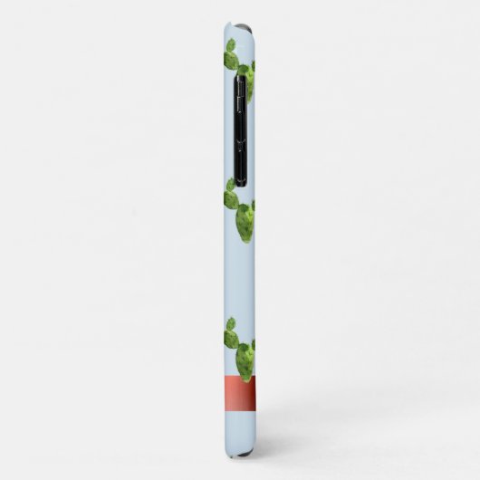 Waterverf Cactus, Stripe - Gepersonaliseerd Case-Mate iPhone Case (Achterkant/links)