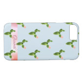 Waterverf Cactus, Stripe - Gepersonaliseerd Case-Mate iPhone Case (Achterkant (Horizontaal))