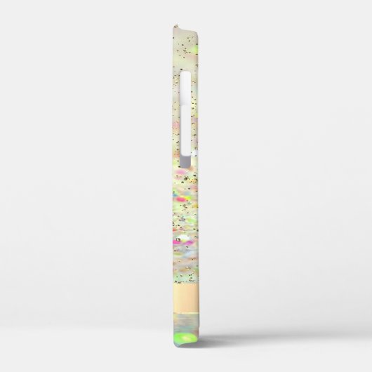 Waterverf Cactus, Succulent Glitter Bokeh Case-Mate iPhone Case (Achterkant / Links)