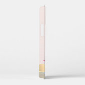 Waterverf Cactus, Succulent Pink Stripe Case-Mate iPhone Case (Achterkant / Rechts)