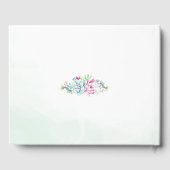 Waterverf Cactus & Succulenten Bruiloft Gastenboek (Achterkant)