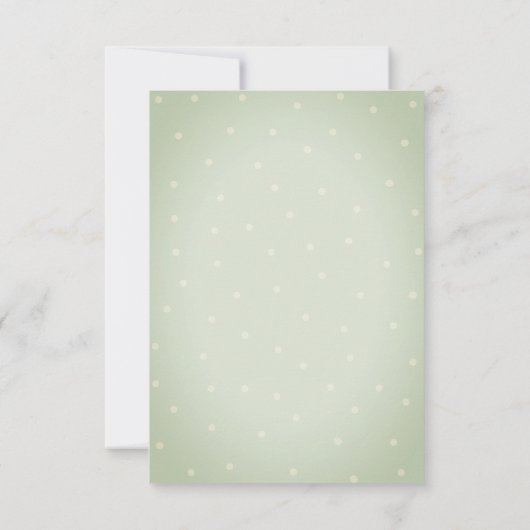 Waterverf Cactus Succulenten Polka Dots Kaart (Achterkant)