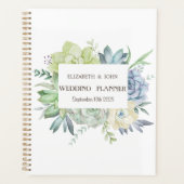 Waterverf Cactus Succulenten Polka Dots Planner (Voorkant)