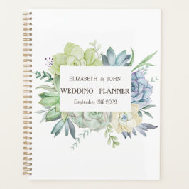 Waterverf Cactus Succulenten Polka Dots Planner