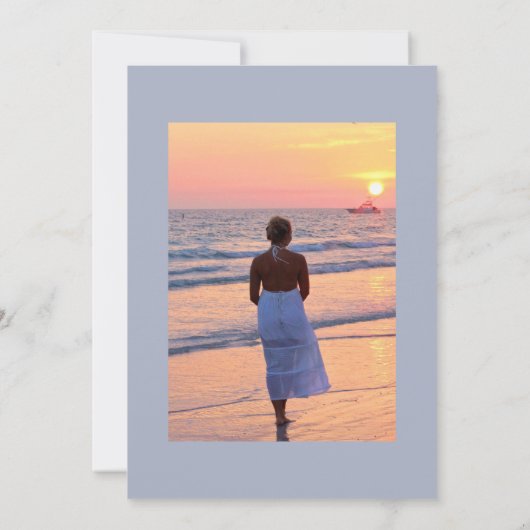 Waterverf Cactus Succulents Celebration of Life Kaart (Achterkant)