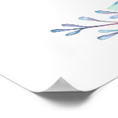 Waterverf Cactus Succulents Wedding Welcome Poster (Hoek)