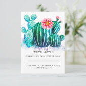 waterverf Cactus thuisbeweging (Staand voorkant)