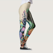 Waterverf cactus tuin in potten leggings (Rechts)