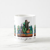 Waterverf cactus tuin in potten magische mok (Center)