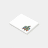 Waterverf cactus tuin in potten post-it® notes (Schuin)