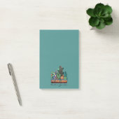 Waterverf cactus tuin in potten post-it® notes (Kantoor)