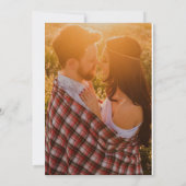 Waterverf Cactus Wedding Save the Date Card (Achterkant)