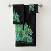 Waterverf, cactus werpen kussen bad handdoek (Insitu)