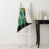 Waterverf, cactus werpen kussen sherpa deken (In situ)