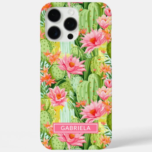 Waterverf Cactussen Persoonlijk Case-Mate iPhone Case (Achterkant)