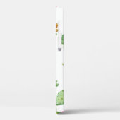 Waterverf Cactussen: Tropisch tuinpatroon. Case-Mate iPhone Case (Achterkant / Links)