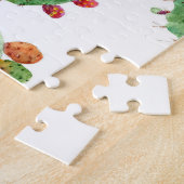 Waterverf Cactussen: Tropisch tuinpatroon. Legpuzzel (Zijkant)