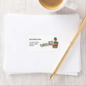Waterverf cadeaudozen Prettig Kerstfeest Etiket (Insitu)