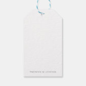 Waterverf Cadeaulabel (Achterkant)