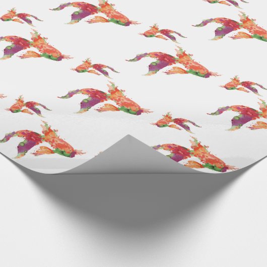 waterverf cadeaupapier (Hoek)