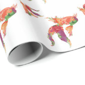 waterverf cadeaupapier (Rol Hoek)