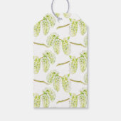 Waterverf cadeautje label groene wilgen cadeaulabel (Voorkant)