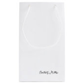 Waterverf Cadeauzakken Klein Cadeauzakje (Achterkant)