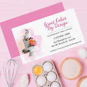 Waterverf Cake Baker Designer Visitekaartjes