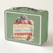 Waterverf Cake Slice Delight (Achterkant)