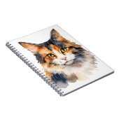  WATERVERF CALICO CAT NOTITIEBOEK (Rechterzijde)