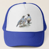 Waterverf California Quail Bird Wildlife Natuur Trucker Pet (Voorkant)