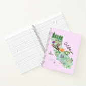 Waterverf California State Art Map Reisjournaal Notitieboek (Binnen)