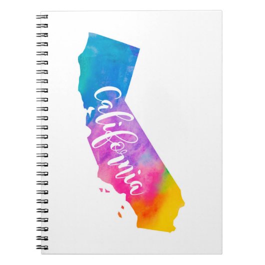 Waterverf Californië Notitieboek (Voorkant)