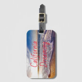 Waterverf - Californische dromen Bagagelabel (Voorkant (verticaal))